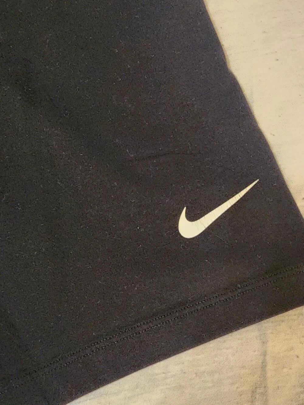 Nike High Waisted Biker Shorts Women's Size Medium Black Performance Athletic